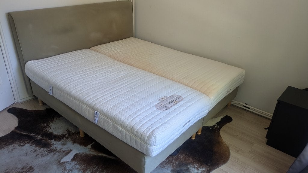 Kuperus boxspring 180x200 incl. 2 matrassen, Ophalen, Gebruikt, Tweepersoons, 180 cm