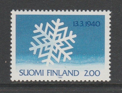 Finland - Michelnr 1105 - sneeuwkristal, einde oorlog - pf, Verzenden, Finland, Postfris