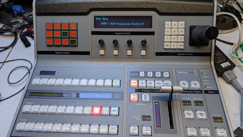 Black Magic ATEM 1ME Broadcast Panel, Blackmagic, Video switcher/mixer, Ophalen of Verzenden, Zo goed als nieuw