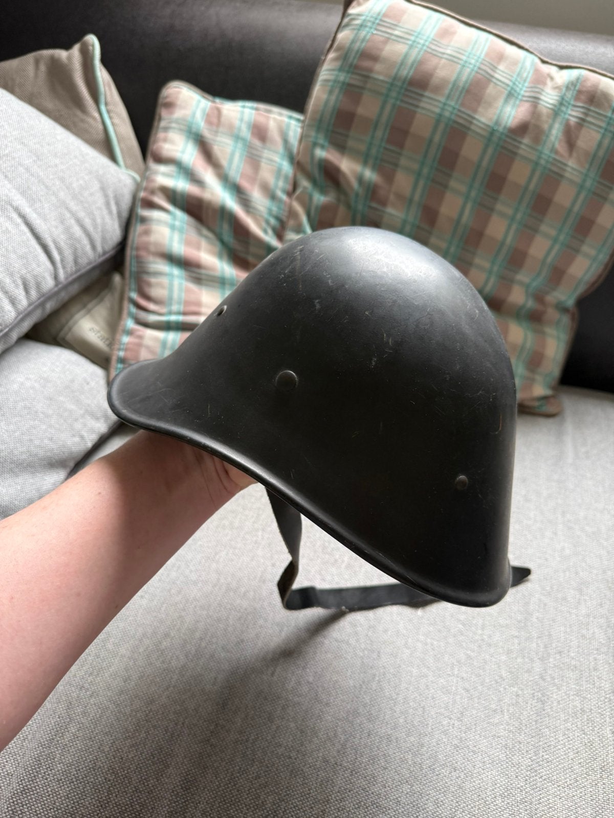 Nederlandse stalen helm, model M38C, geproduceerd in 1938, Verzenden, Overige soorten, Nederland, Helm of Baret