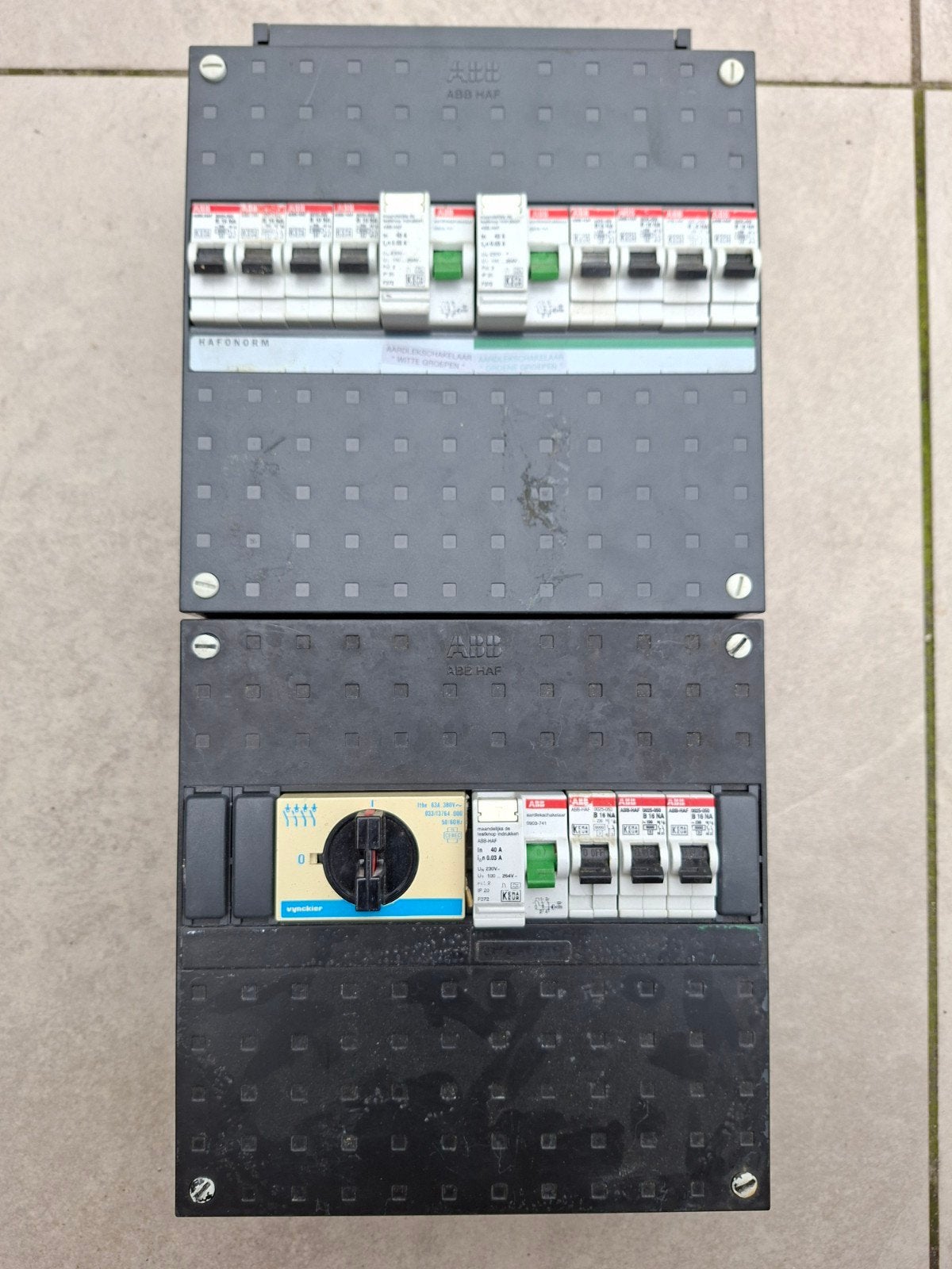 3 fase abb groepenkast meterkast, Doe-het-zelf en Verbouw, Elektra en Kabels, Ophalen of Verzenden, Overige typen