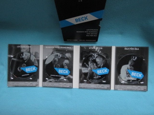 Zweedse 4 DVD-box Beck afl 1 tm 4 1997 Haber en Persbrandt, Vanaf 16 jaar, Seizoen 1, Import, Ophalen of Verzenden