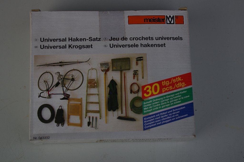 Nieuw: Meister Universele hakenset (30-delig), Ophalen of Verzenden, Nieuw, 50 tot 100 mm