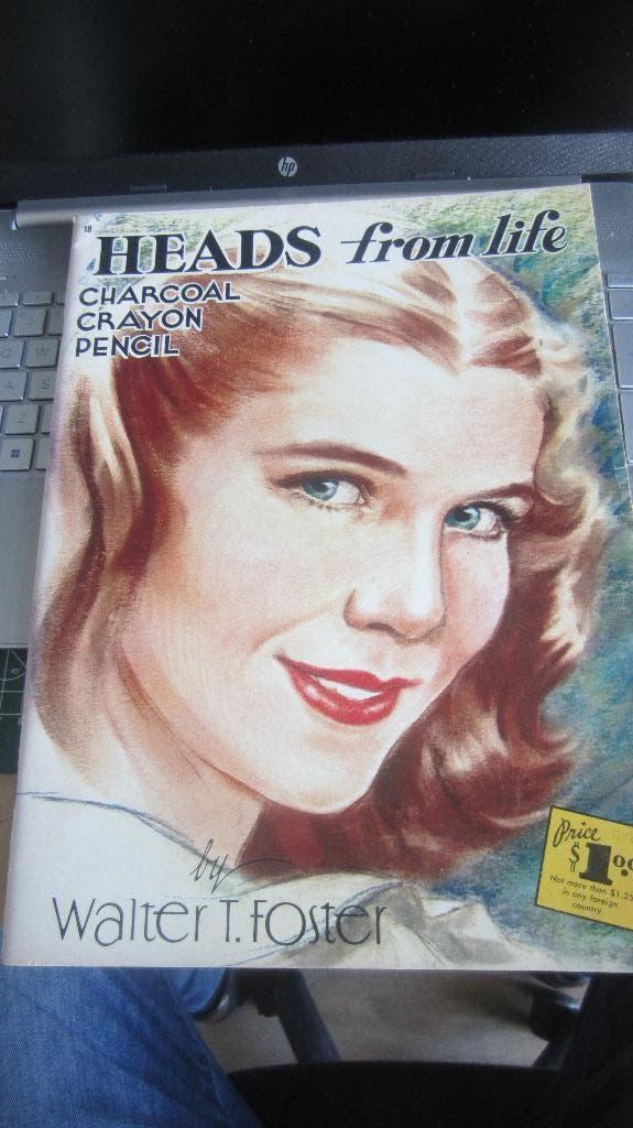 Heads from life.(Houtskool-Krijt-Potlood )nr.18, Hobby en Vrije tijd, Tekenen, Ophalen of Verzenden, Zo goed als nieuw, Boek of Gids