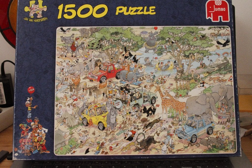 JAN van HAASTEREN PUZZEL 1500 stukjes, Ophalen of Verzenden, 500 t/m 1500 stukjes, Gebruikt