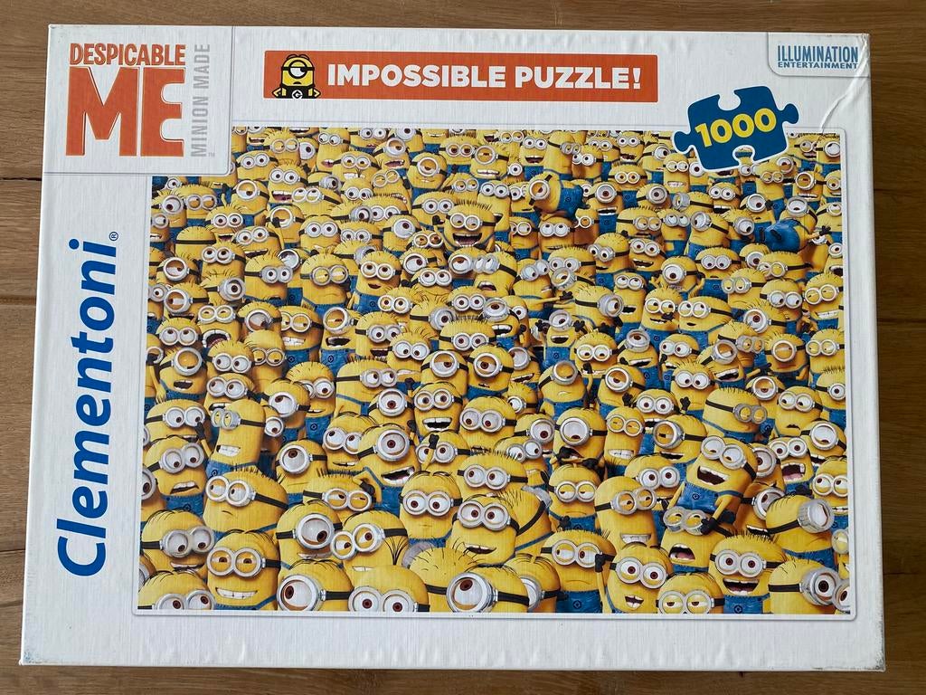 Puzzel Minions, 1000 stukjes, Ophalen of Verzenden, 500 t/m 1500 stukjes, Zo goed als nieuw