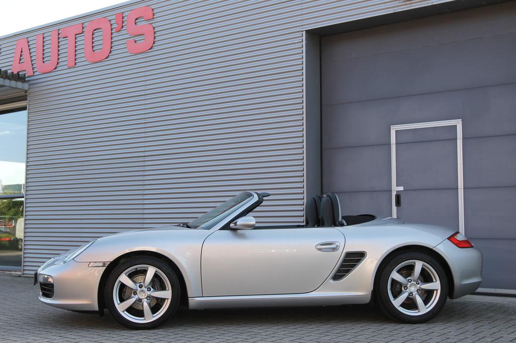 Porsche Boxster 2.7 I 57000 Km I Youngtimer (bj 2008), Achterwielaandrijving, Zwart, Bedrijf, Handgeschakeld