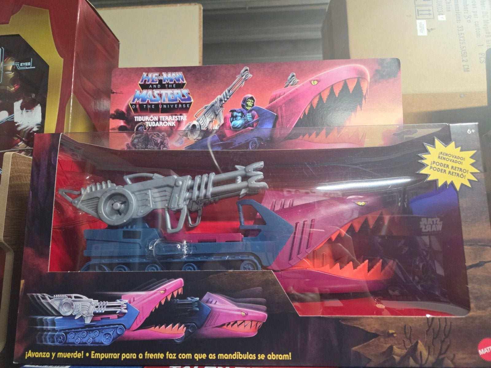 He-Man Tubaronk haai Masters of the Universe Mattel, ., Nieuw, Ophalen of Verzenden, .