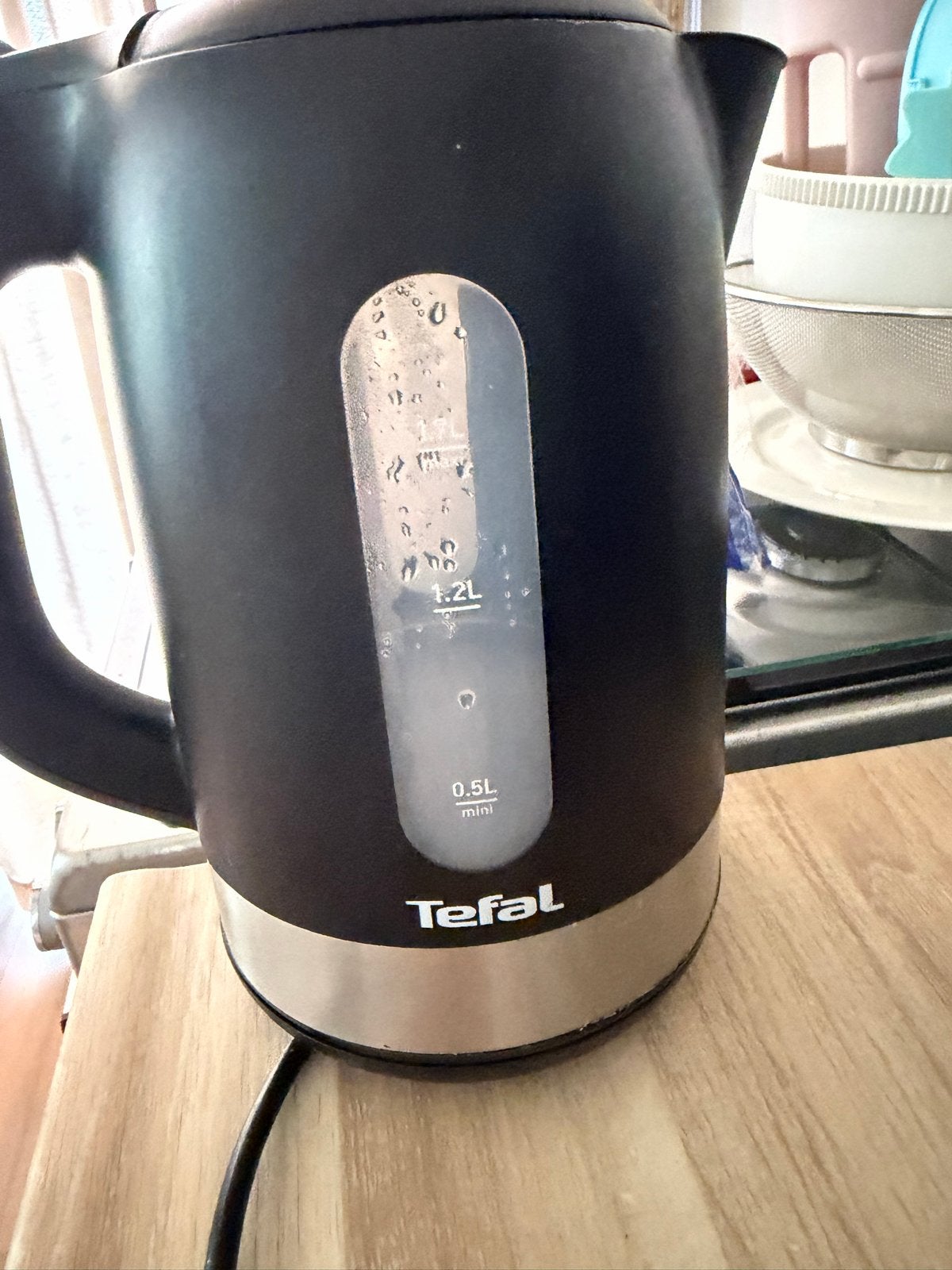 Tefal Waterkoker - Zwart - 1.7 L, Ophalen of Verzenden, Gebruikt