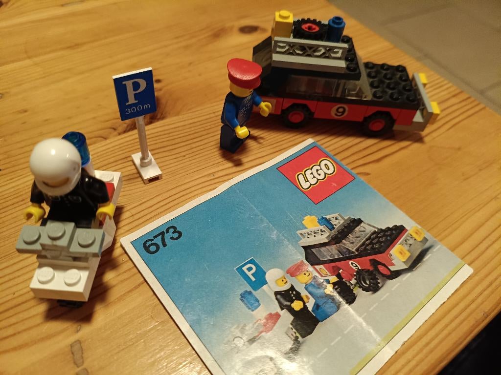 Lego 673 pech onderweg, Ophalen of Verzenden, Zo goed als nieuw, Complete set, Lego