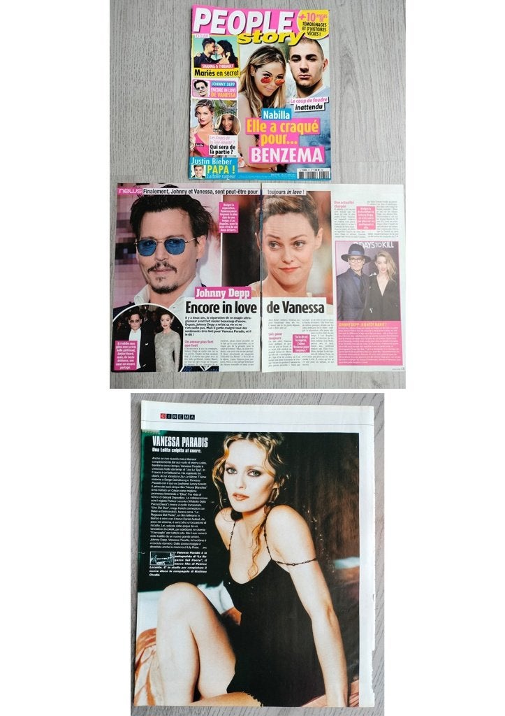 Vanessa Paradis tijdschrift artikelen, Verzenden, Gebruikt, Boek, Tijdschrift of Artikel