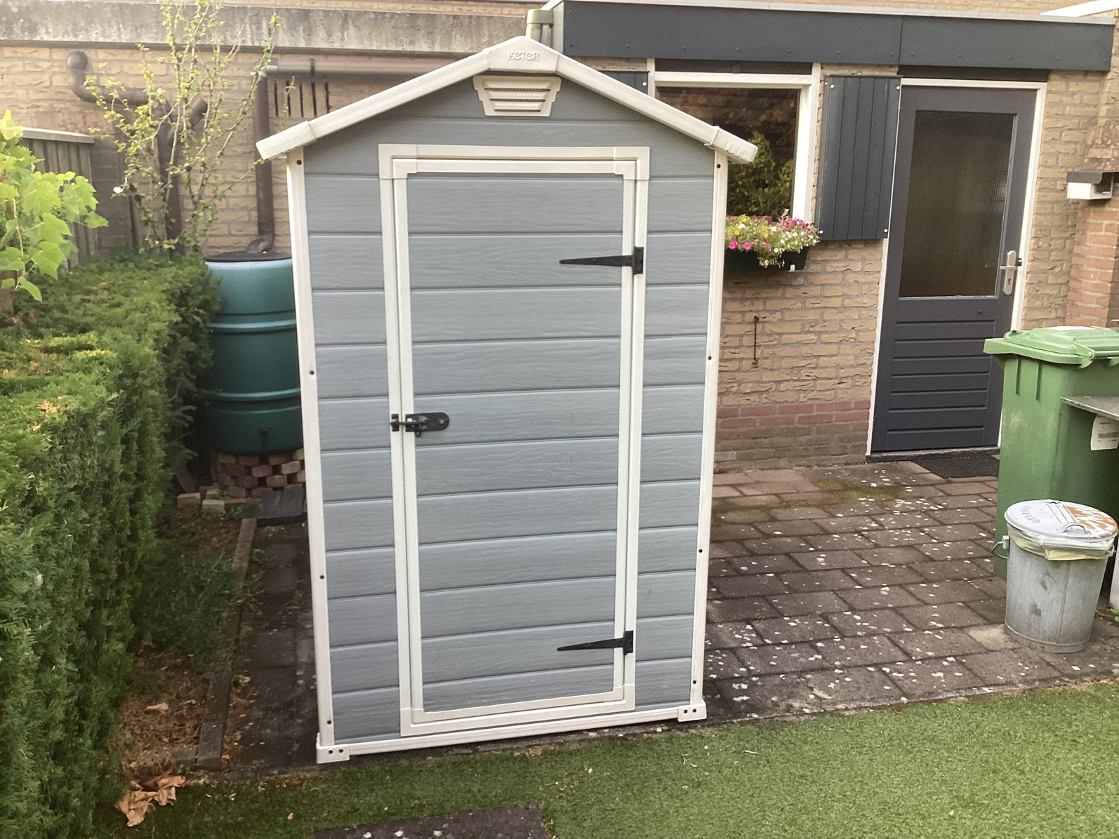 Keter tuinhuis, Ophalen, Zo goed als nieuw, Kunststof, Overige typen
