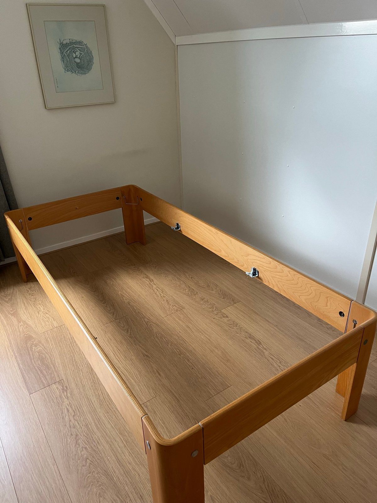 Auping Auronde 90x200x48 cm met verstelbare auping spiraal., Huis en Inrichting, Ophalen, Gebruikt, 90 cm, 200 cm