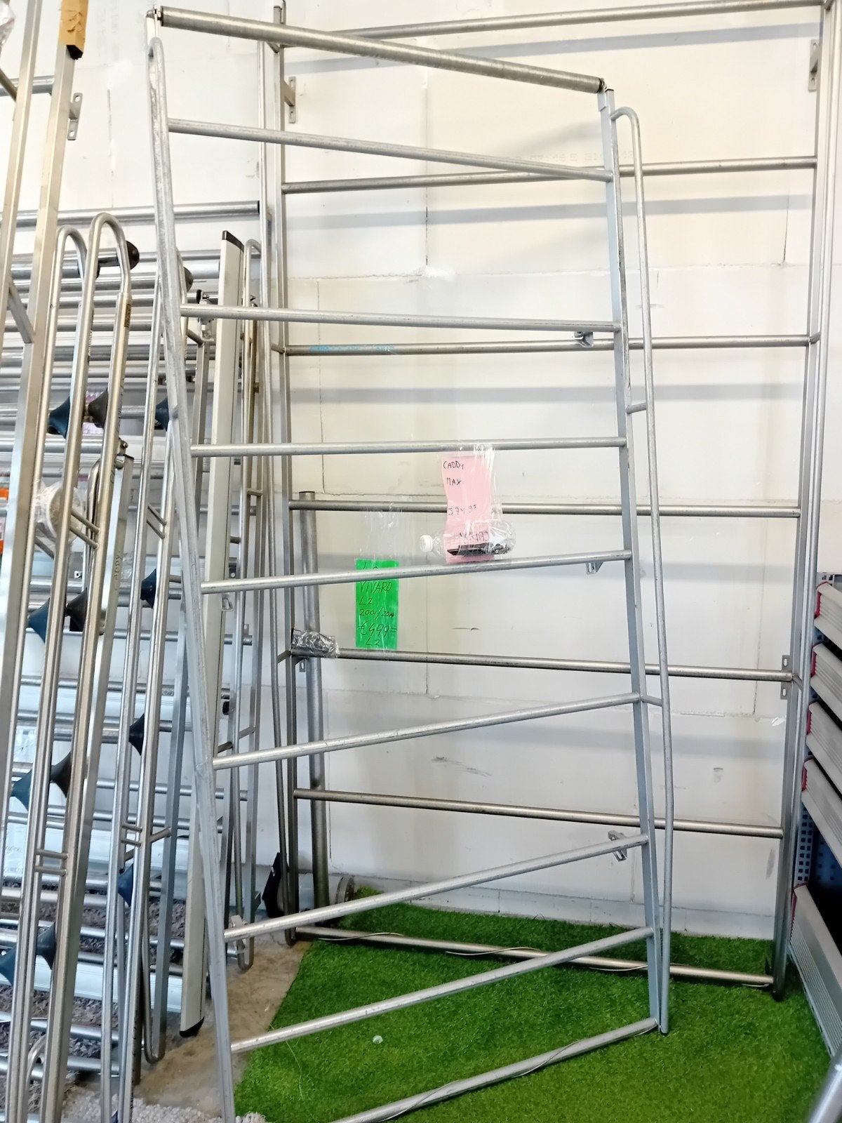 Volkswagen Caddy Maxi Imperiaal RVS met ladderrol, Ophalen