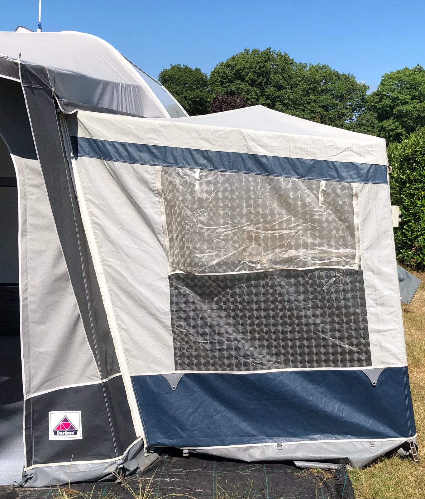 Dorema uitbouw, Caravans en Kamperen, Tenten, Ophalen, Gebruikt