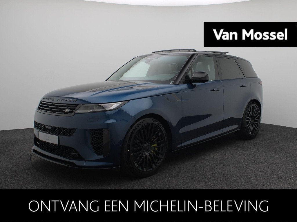 Land Rover Range Rover Sport 4.4 P635 SV Carbon | SV kleur P, Auto's, Land Rover, Bedrijf, Te koop, 360° camera, 4x4, ABS, Adaptieve lichten