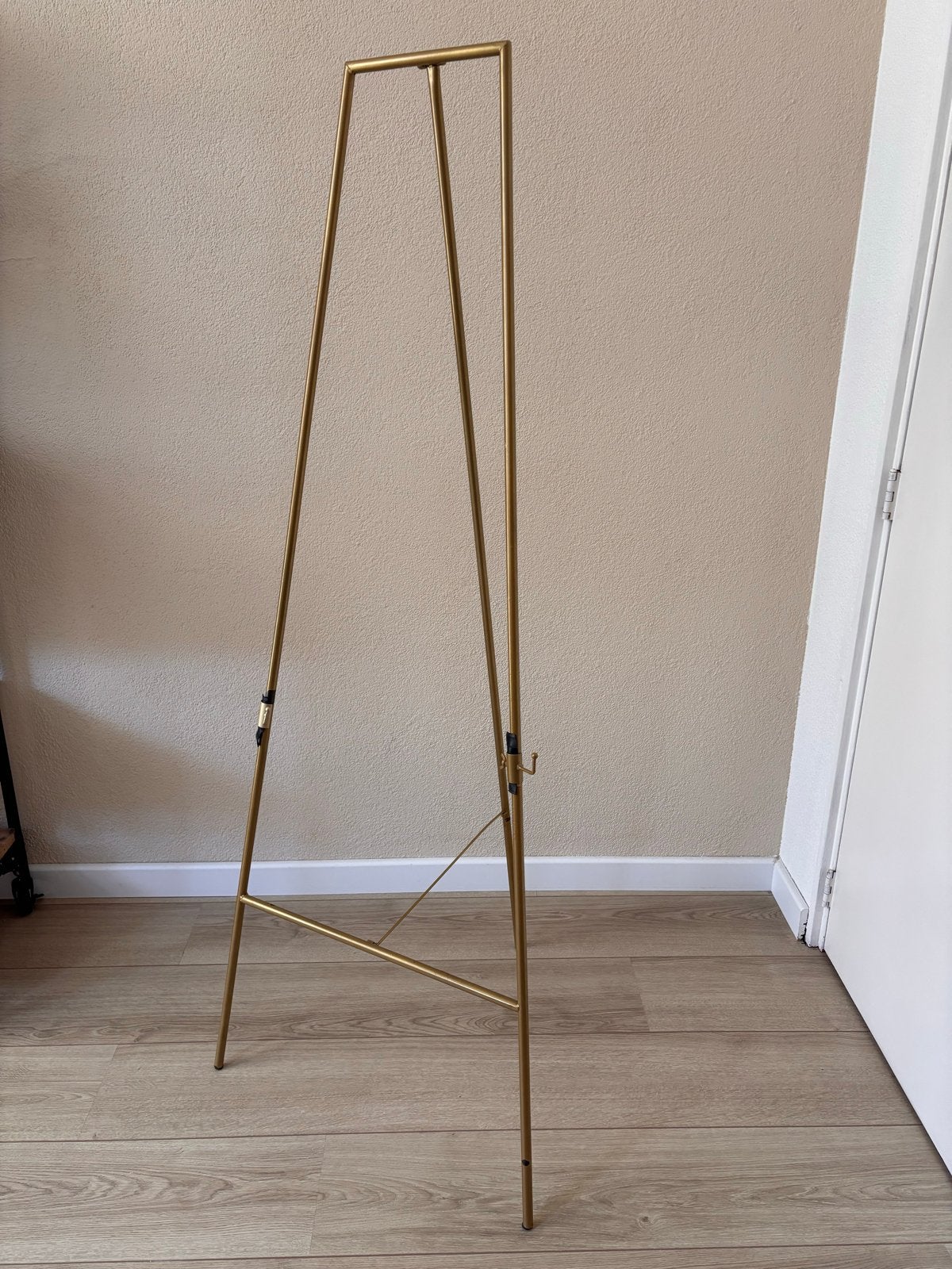 Gouden Ezel Schildersezel Display Standaard 150cm, Ophalen, Zo goed als nieuw, Goud, Metaal