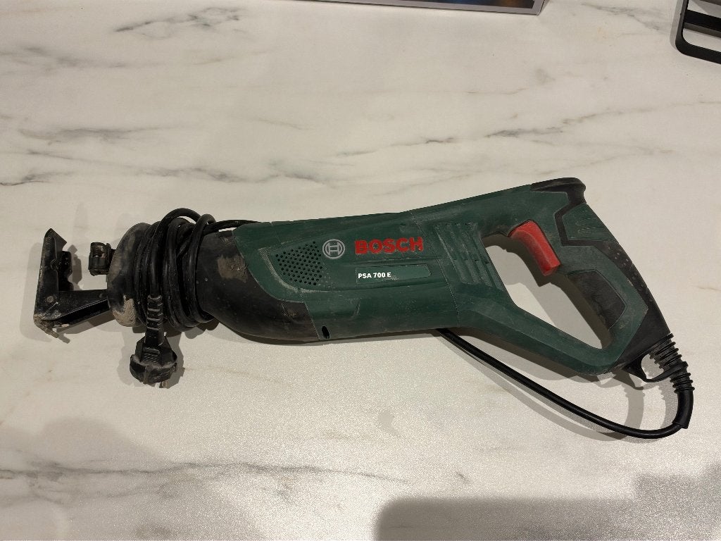 Bosch PSA 700 E Reciprozaag - Gebruikt, Ophalen, Gebruikt, 70 mm of meer, 600 tot 1200 watt