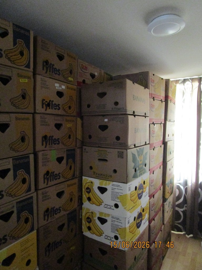BANANENDOZEN, Ophalen, Doos, 40 tot 60 cm, 50 tot 75 cm