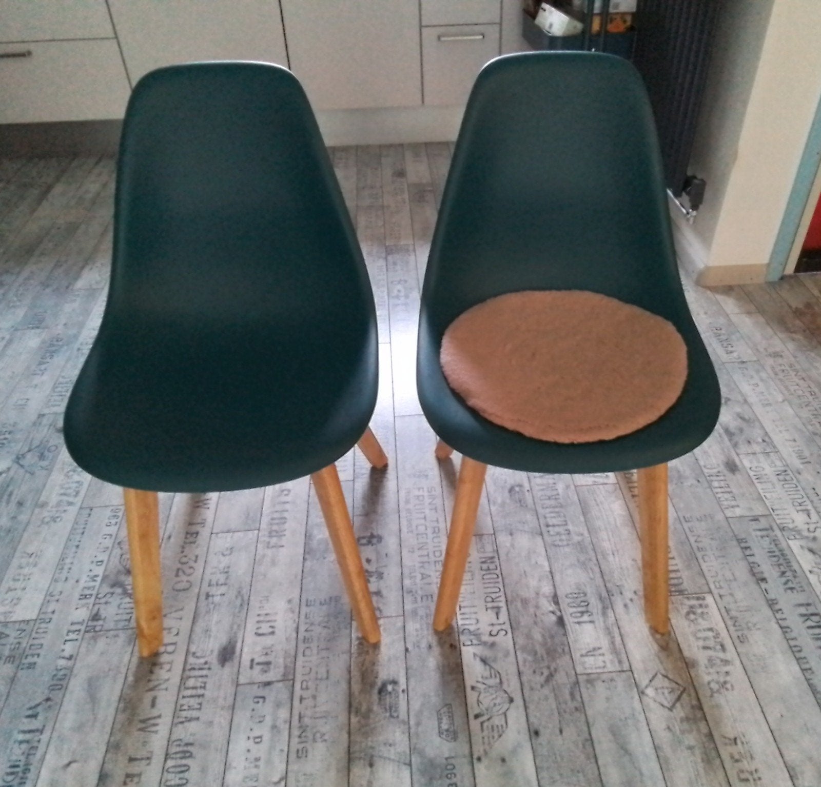6 eetkamerstoelen, Ophalen, Gebruikt, Overige kleuren, Hout