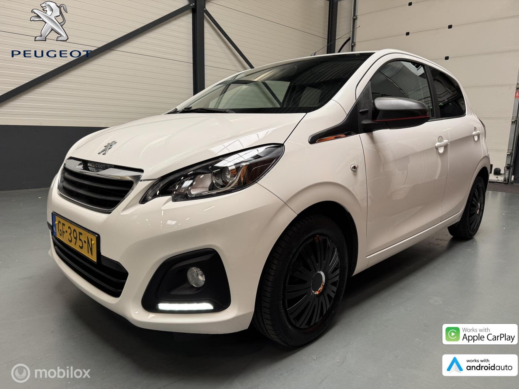 Peugeot 108 1.0 e-VTi 1e Eig|Airco|CarPlay-Android auto!, Auto's, Voorwielaandrijving, Euro 5, Stof, Gebruikt