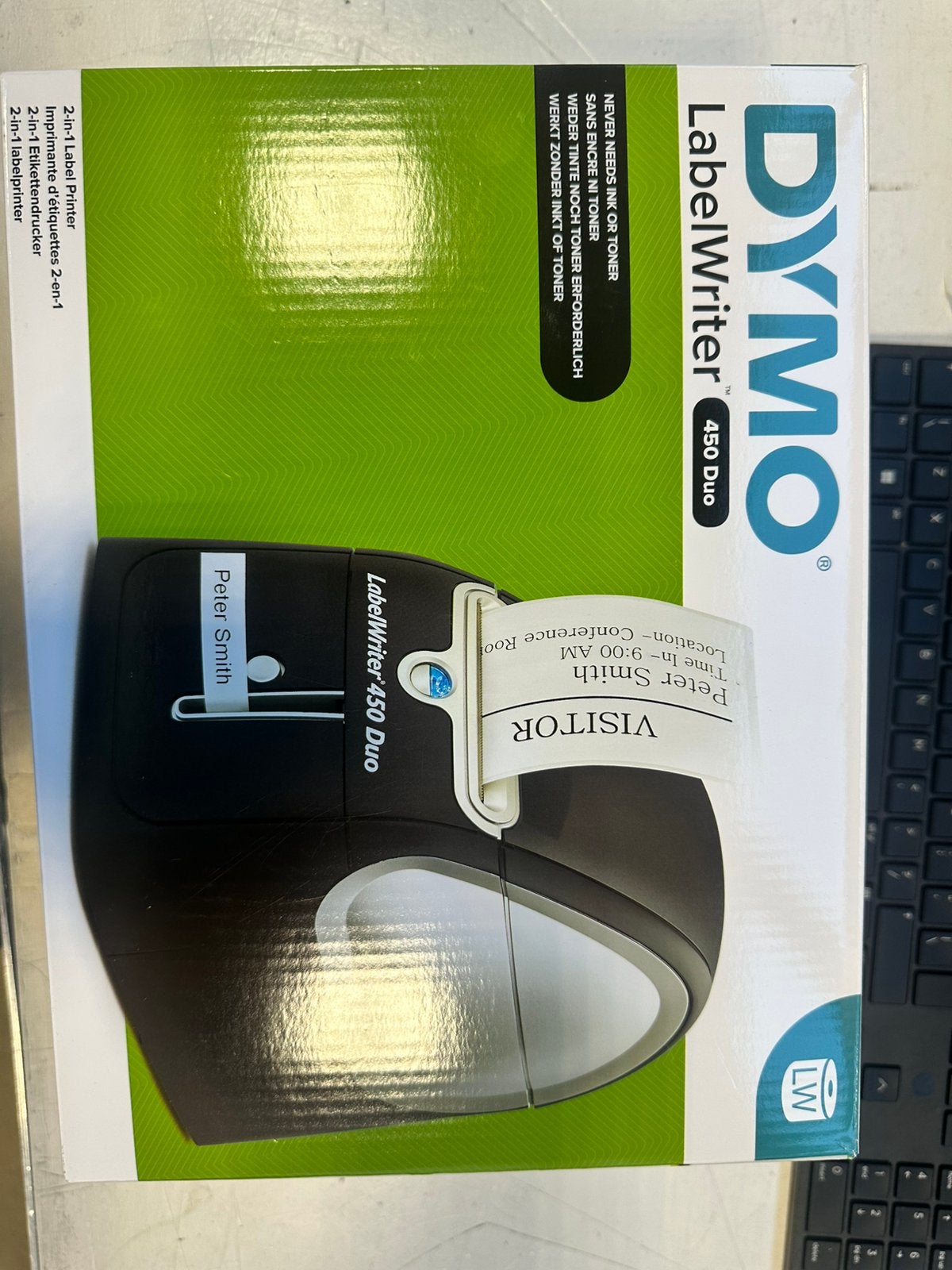 Dymo label writer 450DUO, Ophalen of Verzenden, Zo goed als nieuw, Overige technieken
