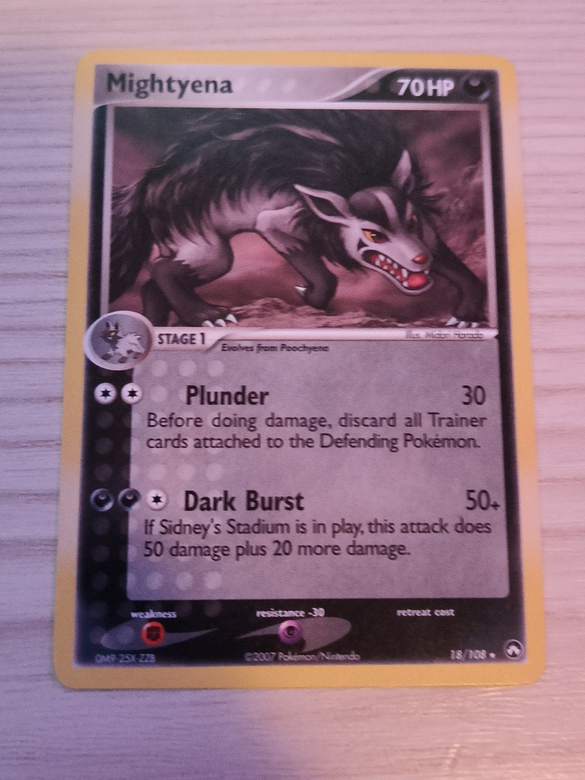 Kabutops 18/108 ex power keepers, Ophalen of Verzenden, Zo goed als nieuw, Losse kaart