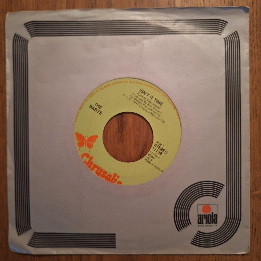 Babys - Isn't It Time (058), Ophalen of Verzenden, Gebruikt, Pop