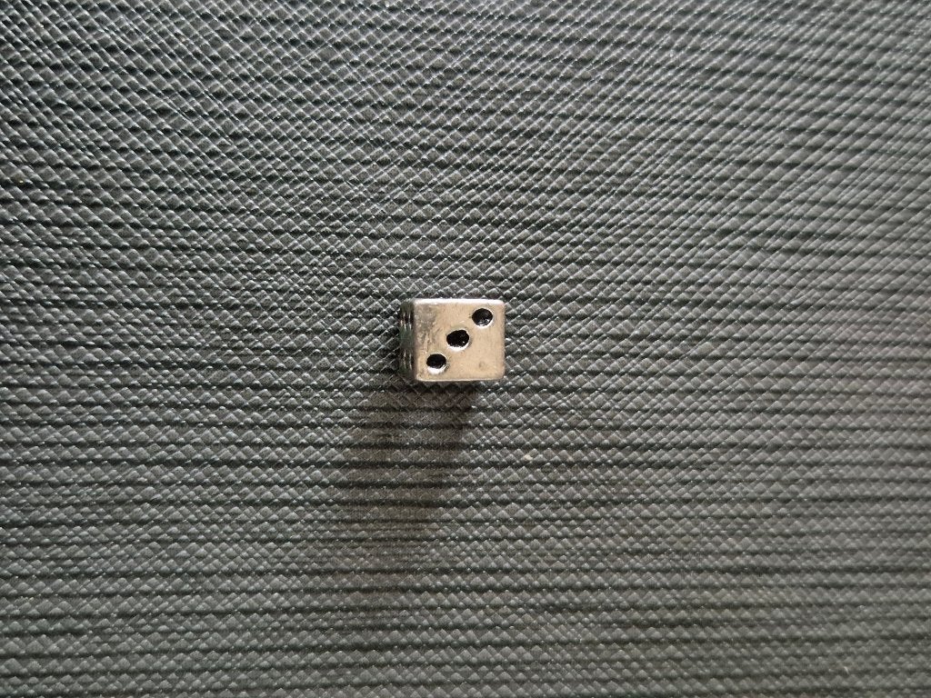 Originele Pandora Charm dobbelsteen, Gebruikt, Pandora, Ophalen of Verzenden, 1 bedel