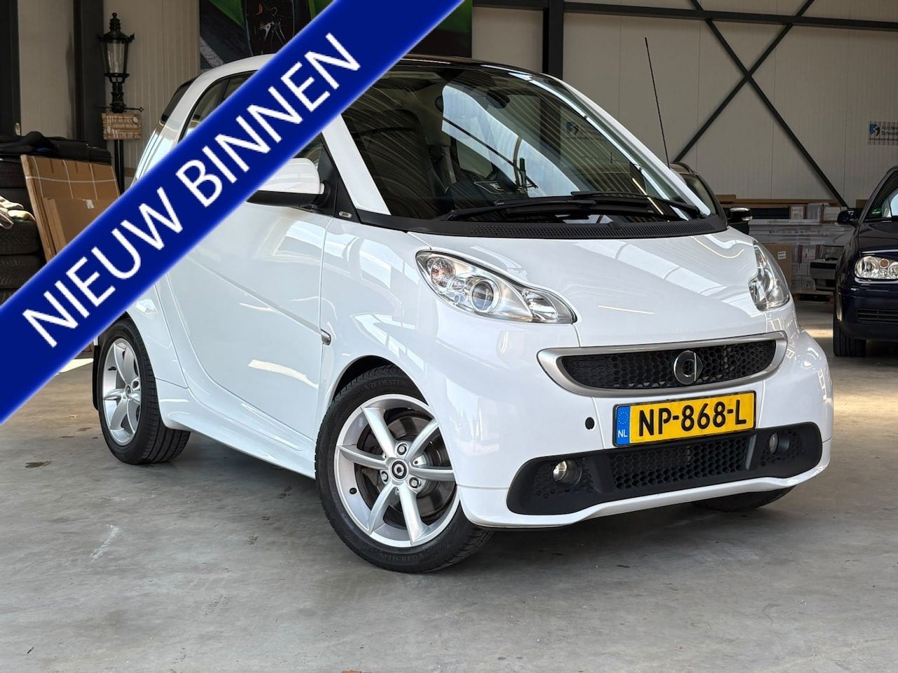 Smart Fortwo coupé 1.0 mhd Edition White Airco Panorama Dea, Automaat, Euro 5, Achterwielaandrijving, Gebruikt