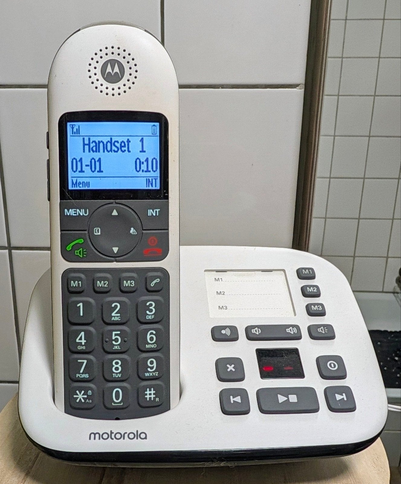 Motorola CD5011 Vaste Telefoon | Grote Knoppen / Seniorentel, Ophalen of Verzenden, Zo goed als nieuw, 1 handset