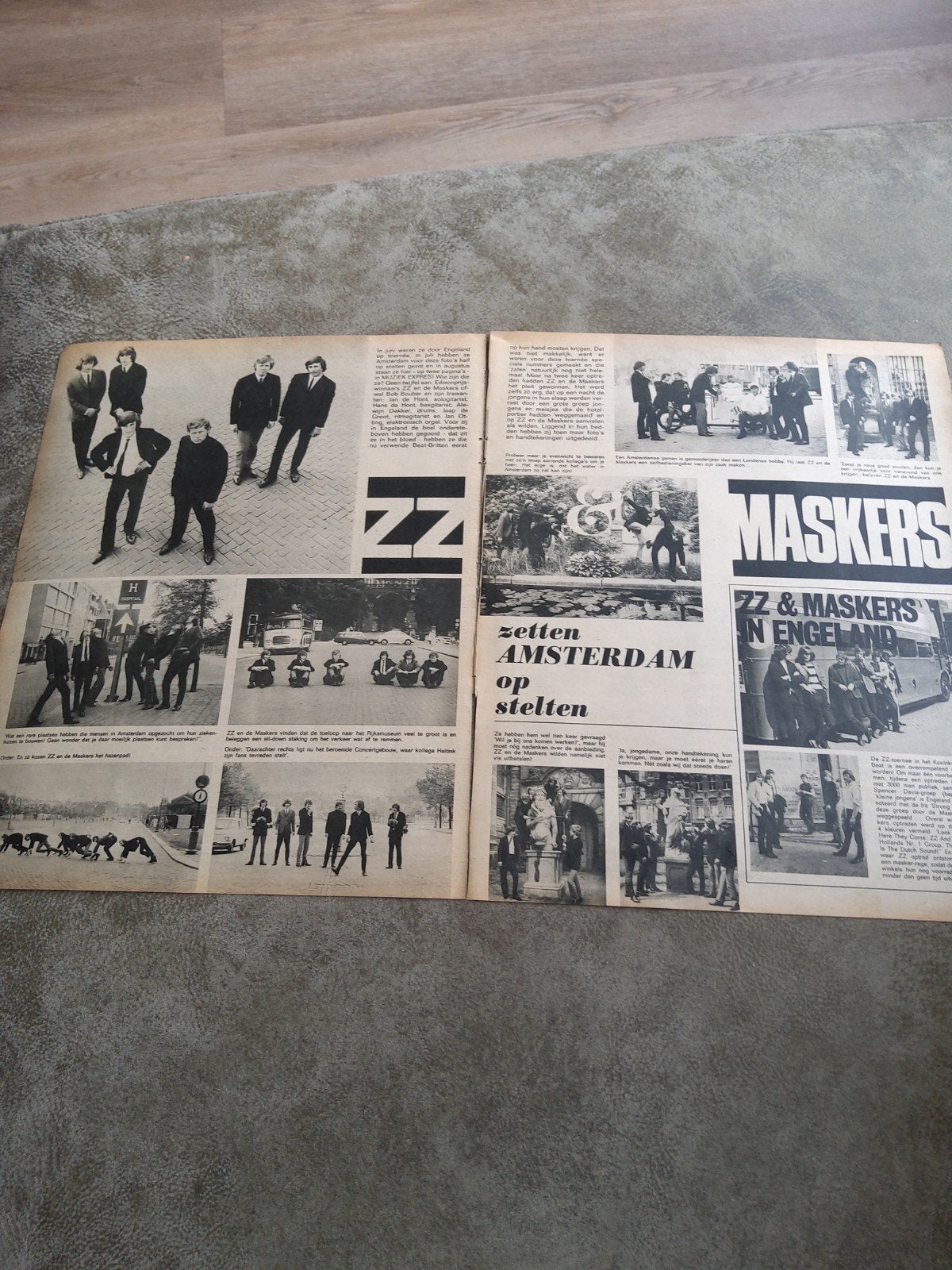 ZZ en de Maskers:   1965   muziek expres, Ophalen of Verzenden, Boek, Tijdschrift of Artikel