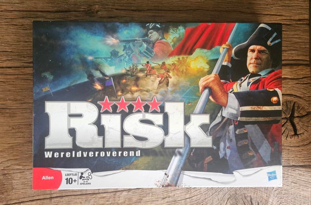 Risk Wereldveroverend Bordspel - Klassieke Strategie, Vijf spelers of meer, Ophalen of Verzenden, Zo goed als nieuw, Hasbro
