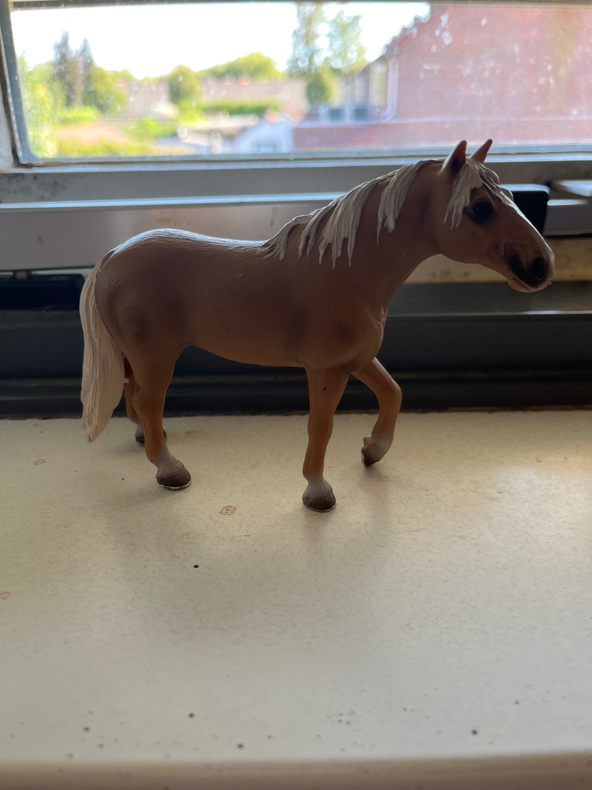 Schleich paard speelfiguur - Palomino hengst, Ophalen of Verzenden, Gebruikt