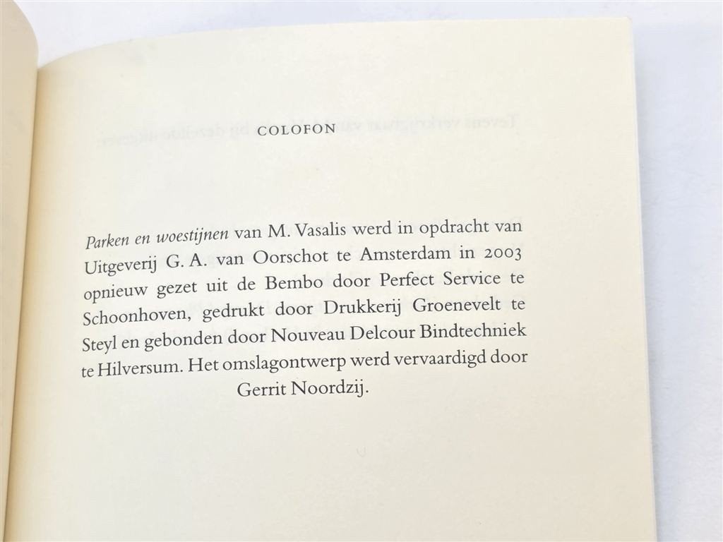 Parken en Woestijnen — Vasalis Gedichtenbundel, Boeken, Ophalen of Verzenden, Gelezen