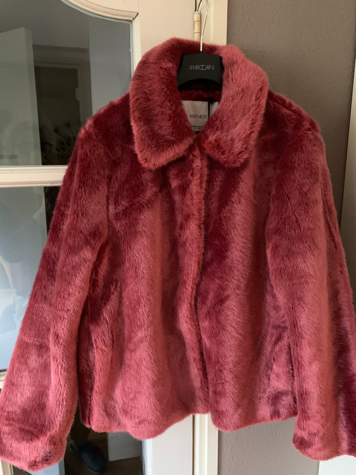 Sissy-Boy dames winterjas/ faux fur bordeaux rood. M. Nieuw., Ophalen of Verzenden, Nieuw, Rood