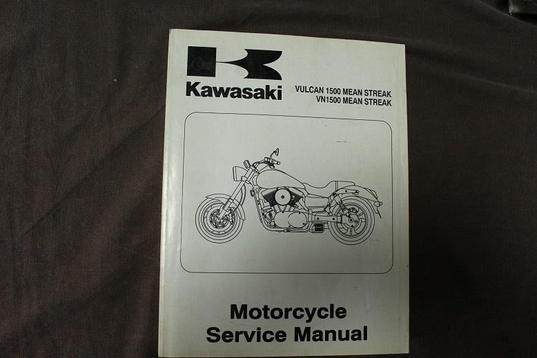 Kawasaki Vulcan 1500 mean streak VN1500 2002 service manual, Motoren, Ophalen of Verzenden, Kawasaki