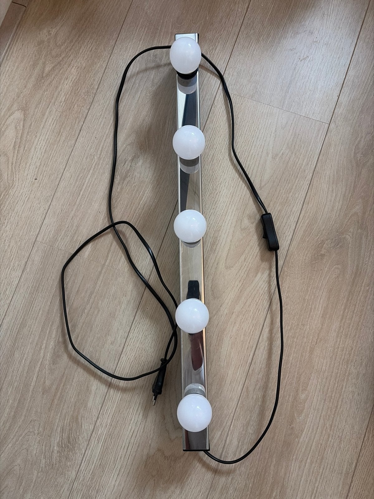 IKEA Musik wandlamp met 5 lampjes - Chroom, Huis en Inrichting, Gebruikt, IKEA, E14 (klein), Ophalen of Verzenden