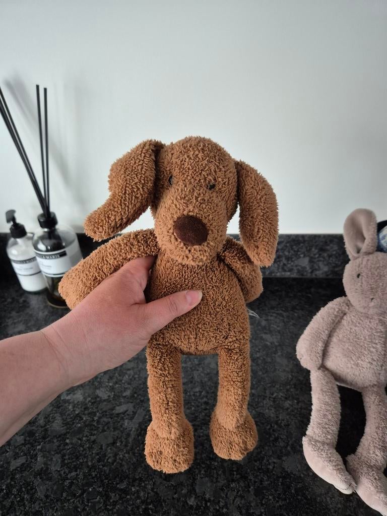 Jellycat Slackajack Hond Knuffel, Ophalen of Verzenden, Zo goed als nieuw, Hond