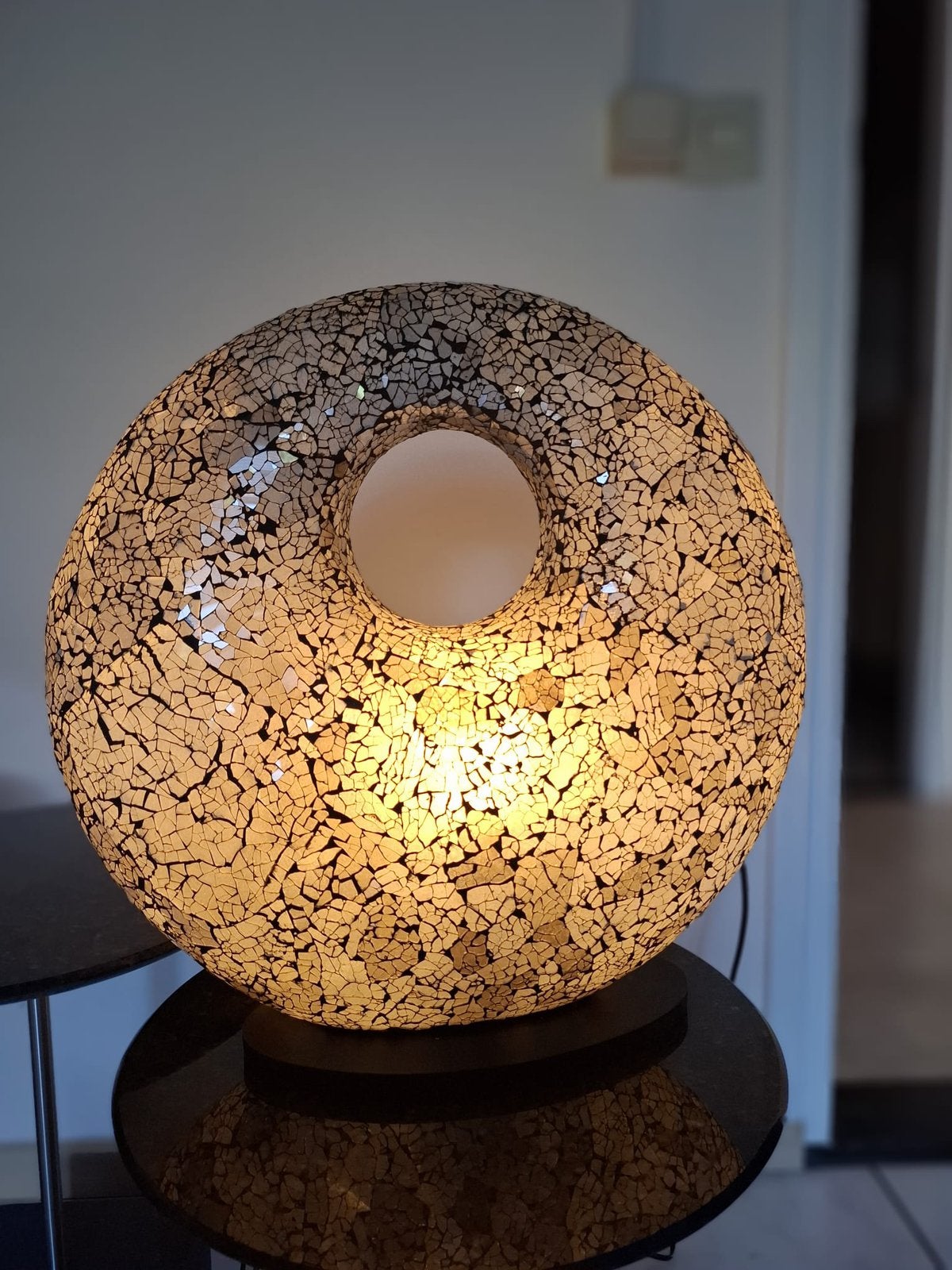 Sfeervolle mozaïek lamp, Ophalen, Zo goed als nieuw