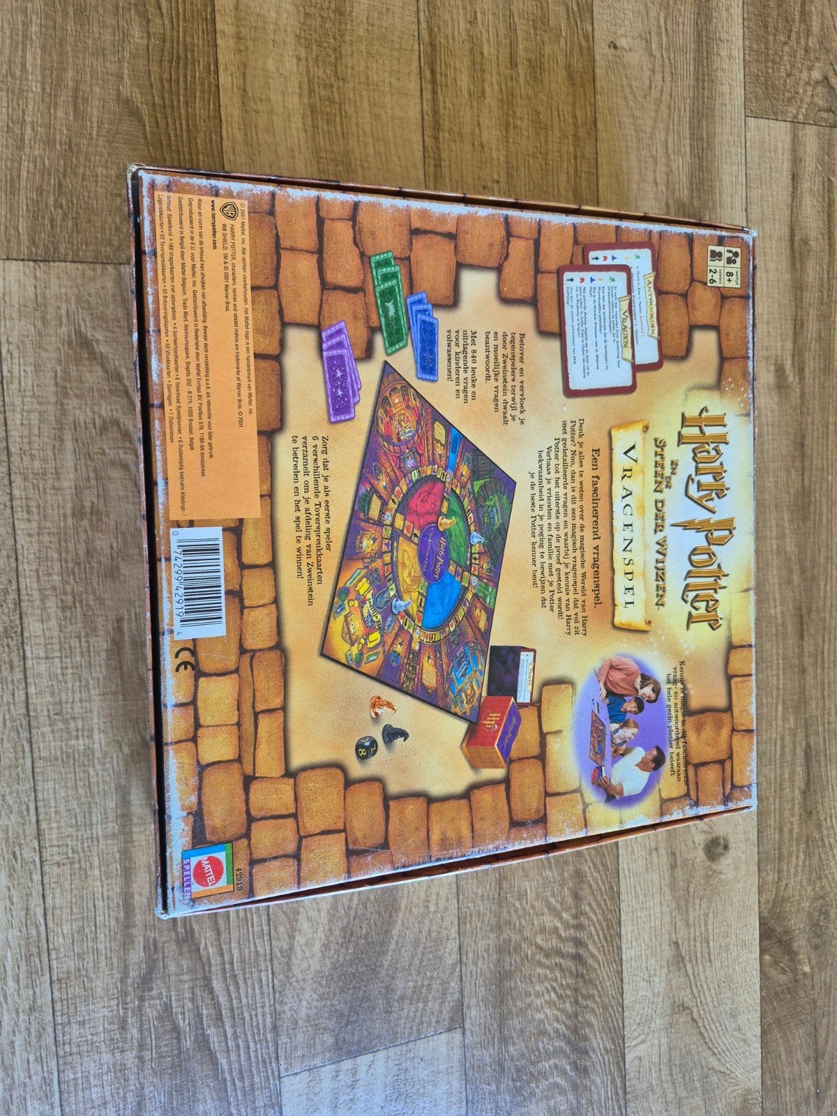 Harry Potter Vragenspel - Steen der Wijzen Bordspel, Vijf spelers of meer, Ophalen of Verzenden, Gebruikt, Mattel