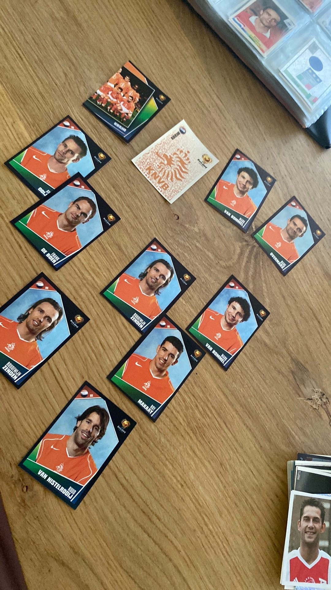 Panini ek 2004 nederland, Ophalen of Verzenden, Zo goed als nieuw, Buitenlandse clubs, Poster, Plaatje of Sticker