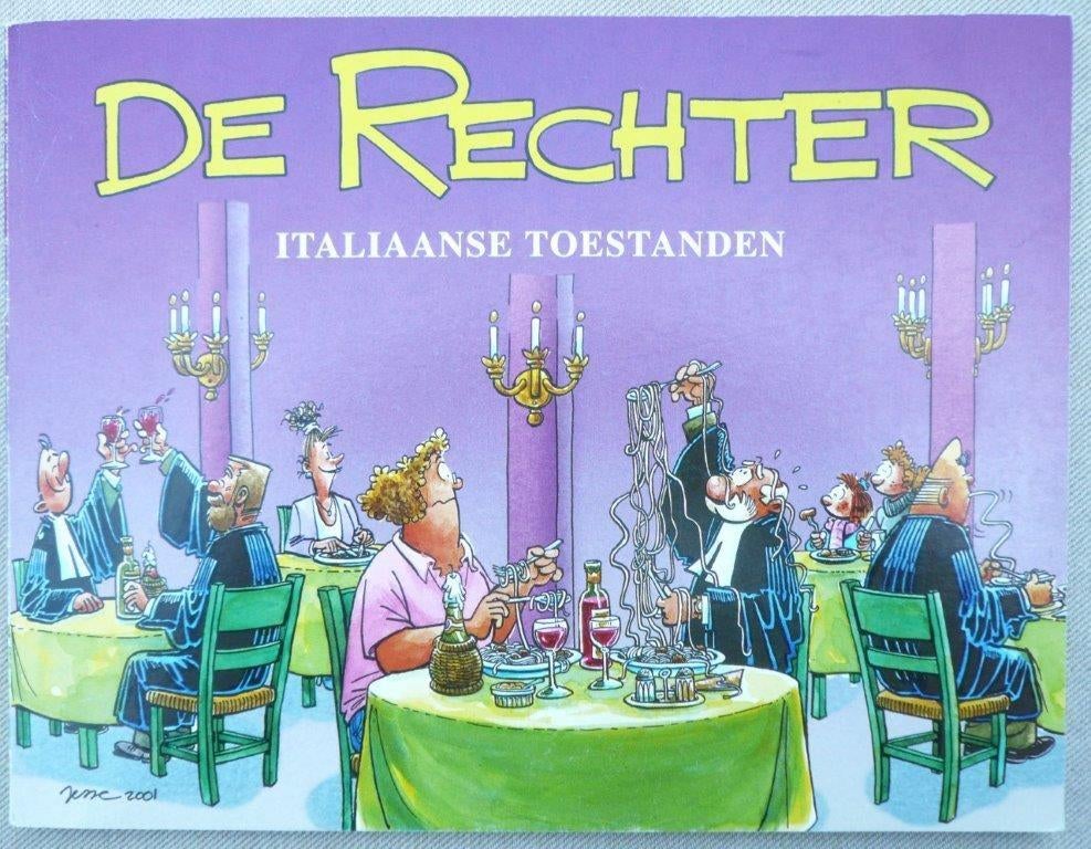 De rechter 6 Italiaanse toestanden. Jesse v. Muylwijck promo, Boeken, Jesse van Muylwijck, Eén stripboek, Ophalen of Verzenden