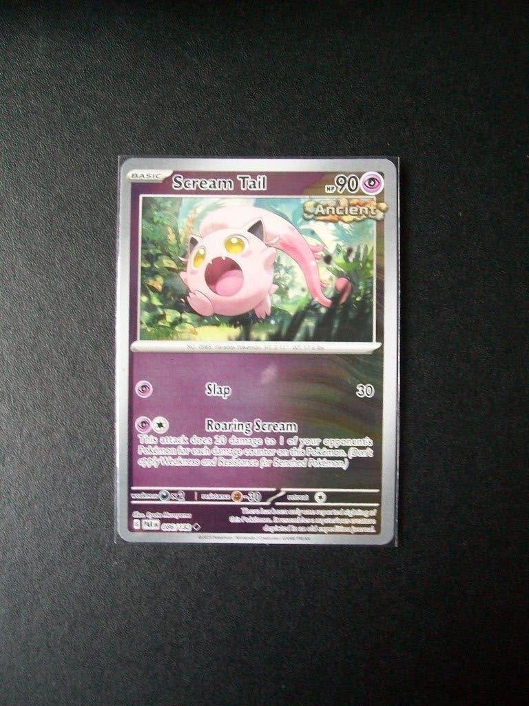 4695: Nieuwe Pokemon Kaart Holofoil SCREAM TAIL HP90 086/182, Ophalen of Verzenden, Nieuw, Losse kaart, Foil