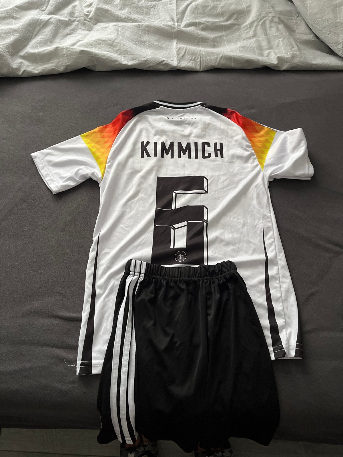 Duitsland Kimmich Voetbaltenue Maat M, Ophalen, Maat 52/54 (L), Wit, Zo goed als nieuw