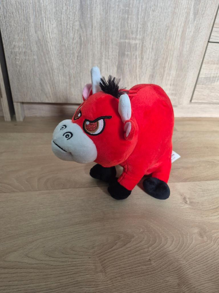 Rode stier knuffel, Ophalen of Verzenden, Zo goed als nieuw, Overige typen