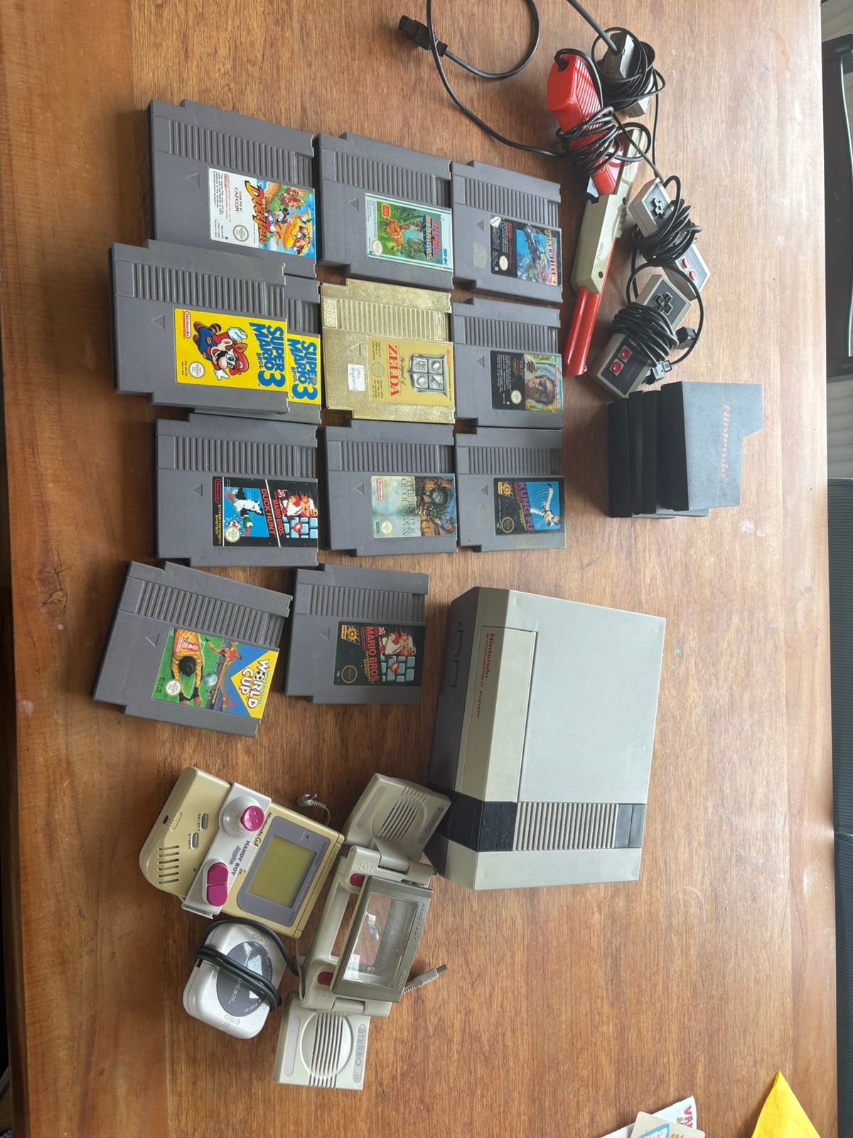 Nintendo NES incl. 12 spellen & Gameboy, Ophalen, Gebruikt, Met 2 controllers, Met zapper/pistool