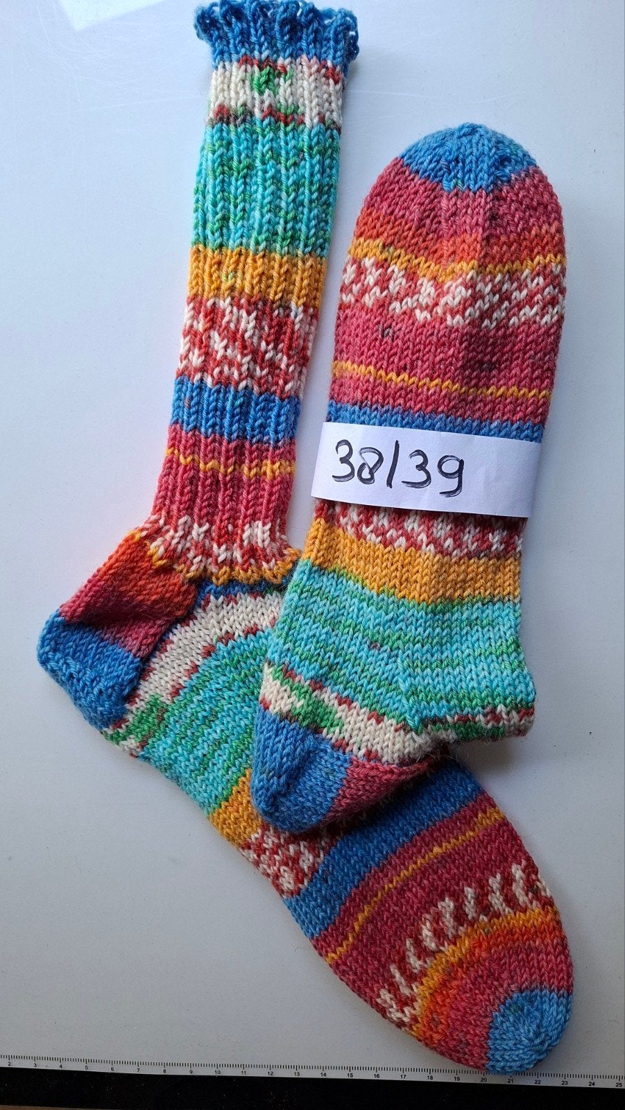 Mooie handgebreide warme wollen dames sokken, maat 38/39, Sokken en Kniesokken, Overige kleuren, Nieuw, Ophalen of Verzenden