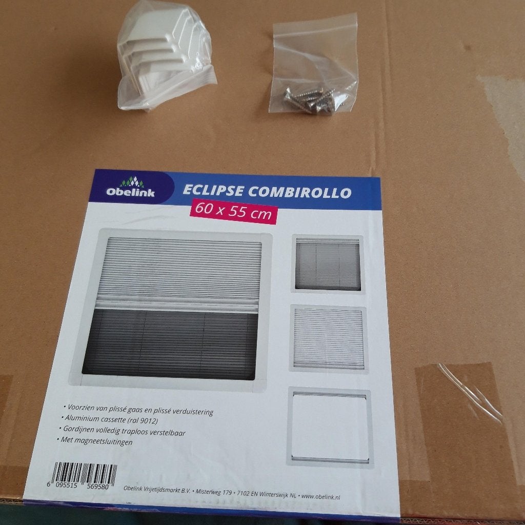 Eclipse Combirollo 60 x 55 cm., Caravans en Kamperen, Ophalen of Verzenden, Nieuw