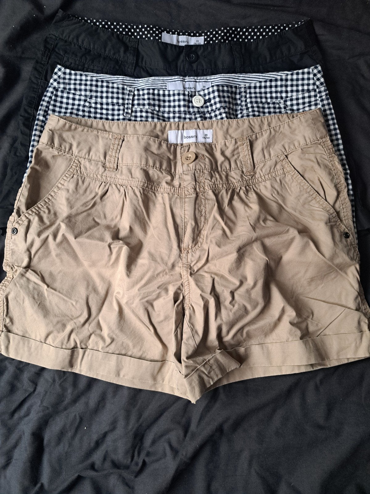 Set van 3 Bossini damesbroekjes maat S - Zomerse casual look, Kort, Ophalen of Verzenden, Maat 36 (S), Gedragen